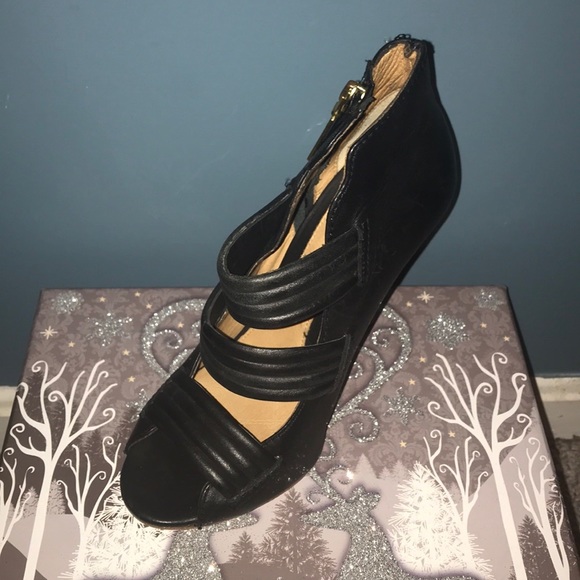 Lamb Peep Toe Booties - Picture 6 of 7